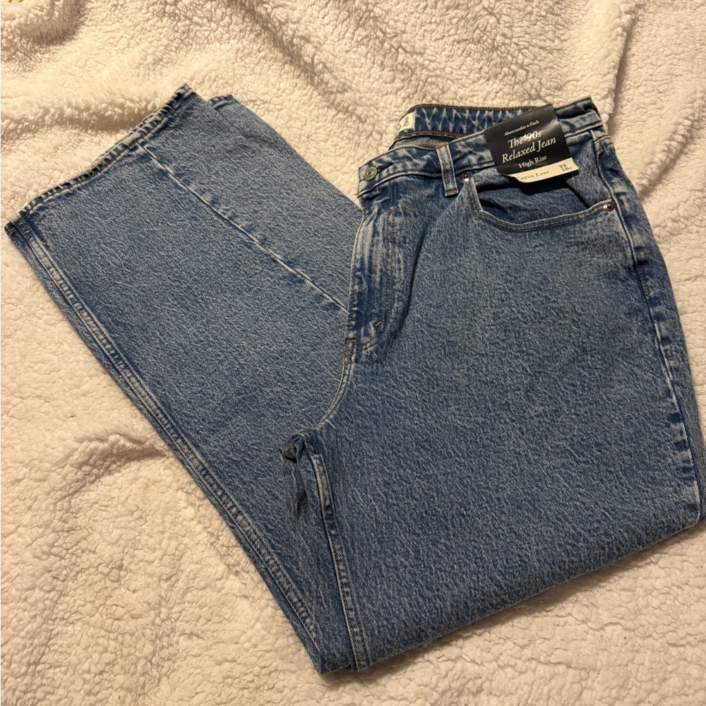 Abercrombie & Fitch '90s Relaxed Jeans - Blue